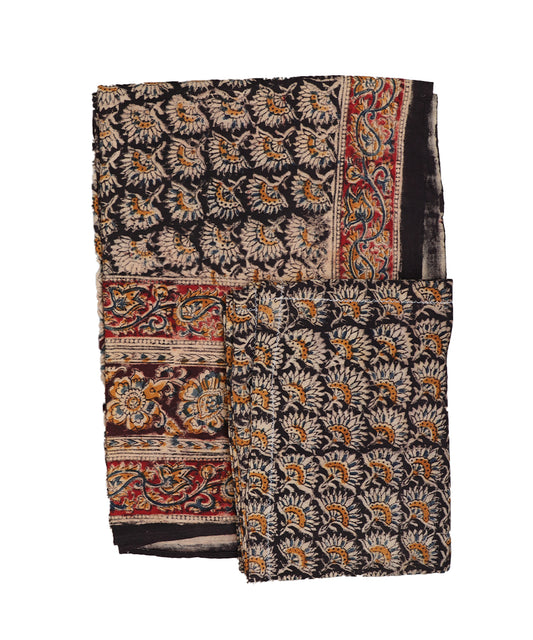 Kalamkari handblock print Cotton Double Bedsheet