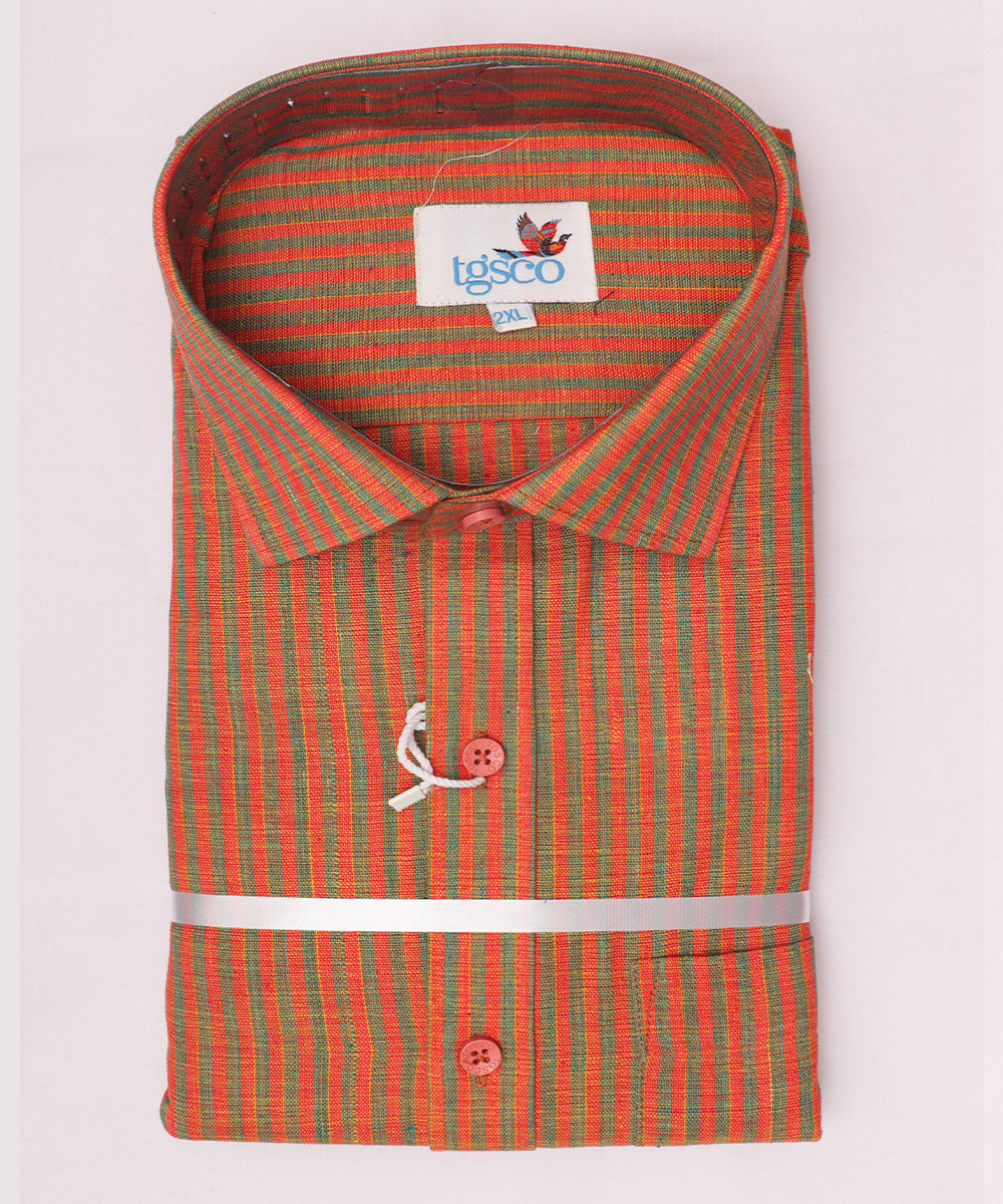 Multi-color handloom pochampally shirt