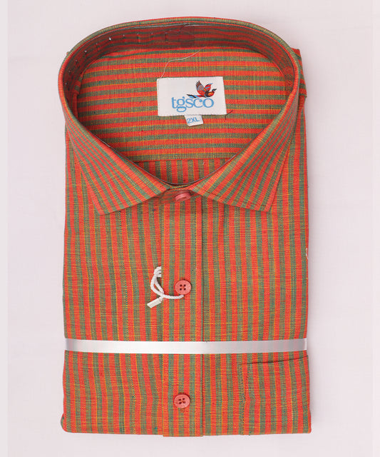 Multi-color handloom pochampally shirt
