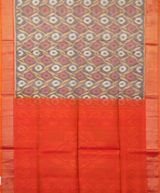 Multi-color handloom pochampally sico saree