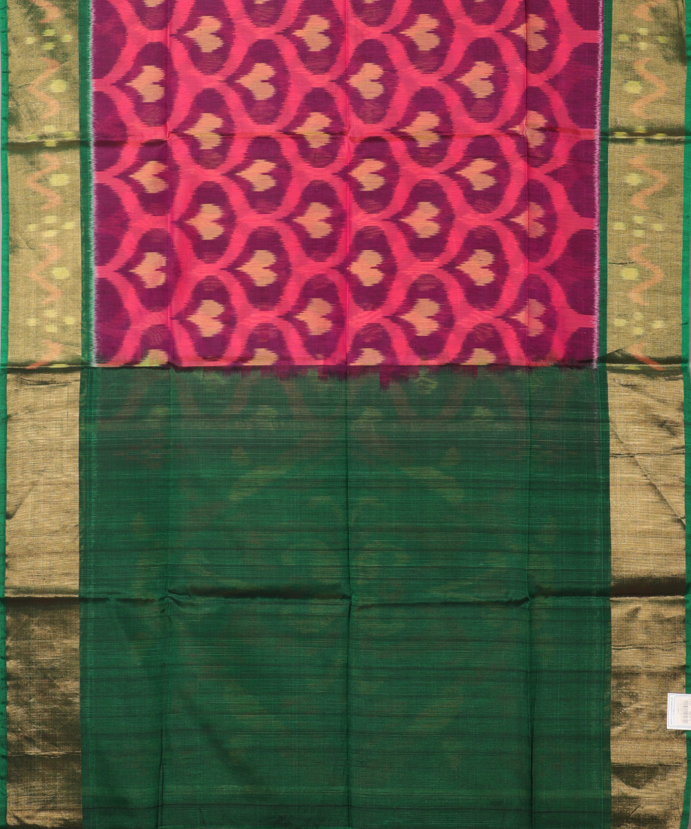Byzantine violet color handloom pochampally sico saree