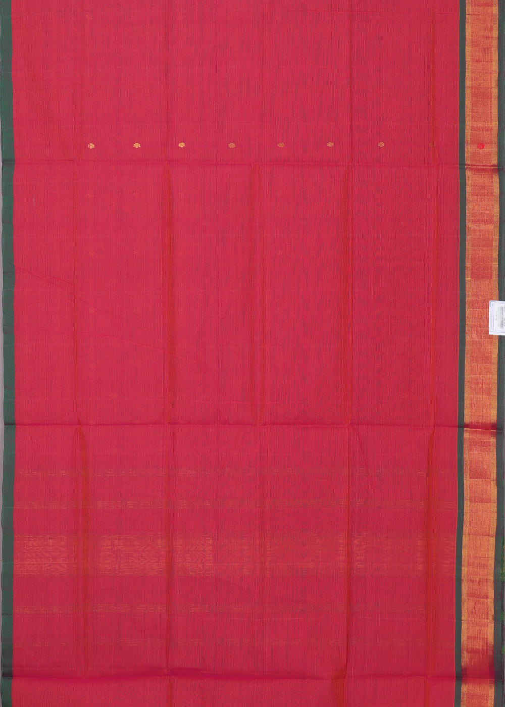 Multi-shade handloom venkatagiri cotton saree