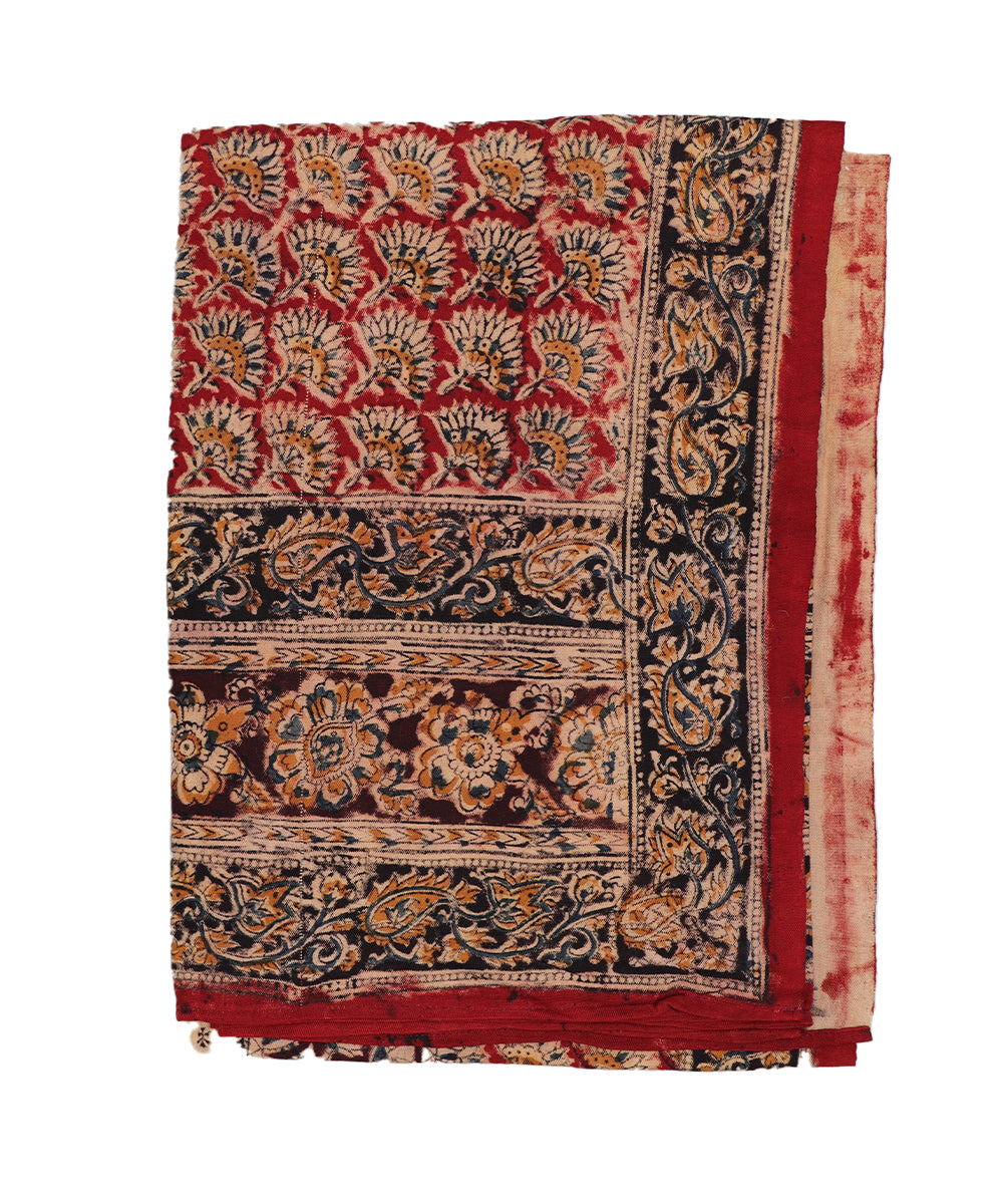 Kalamkari handblock print Cotton Double Bedsheet