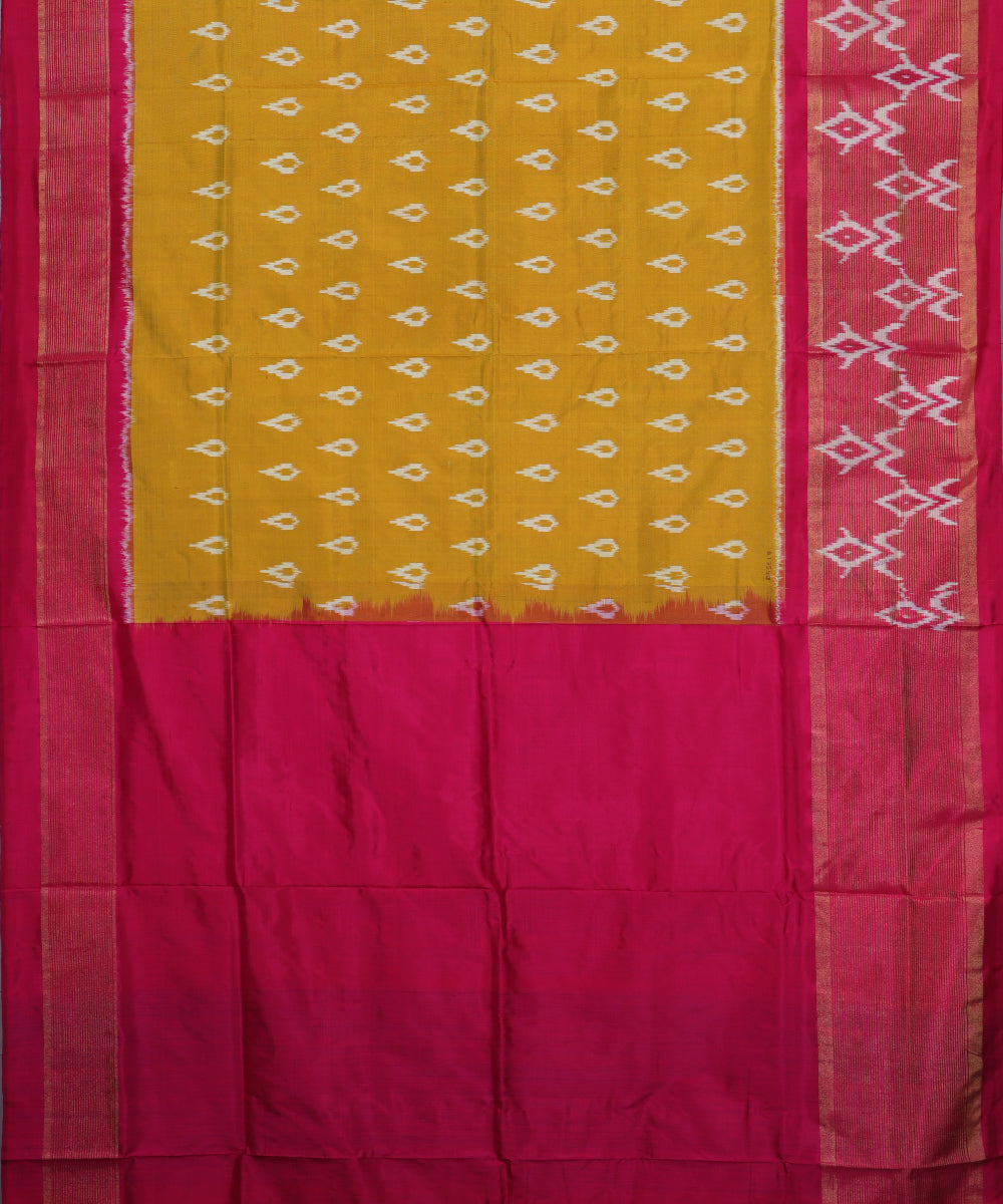 Dijon color handloom rajkot silk saree (Copy)