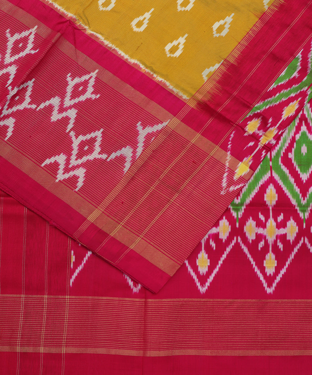 Dijon color handloom rajkot silk saree (Copy)