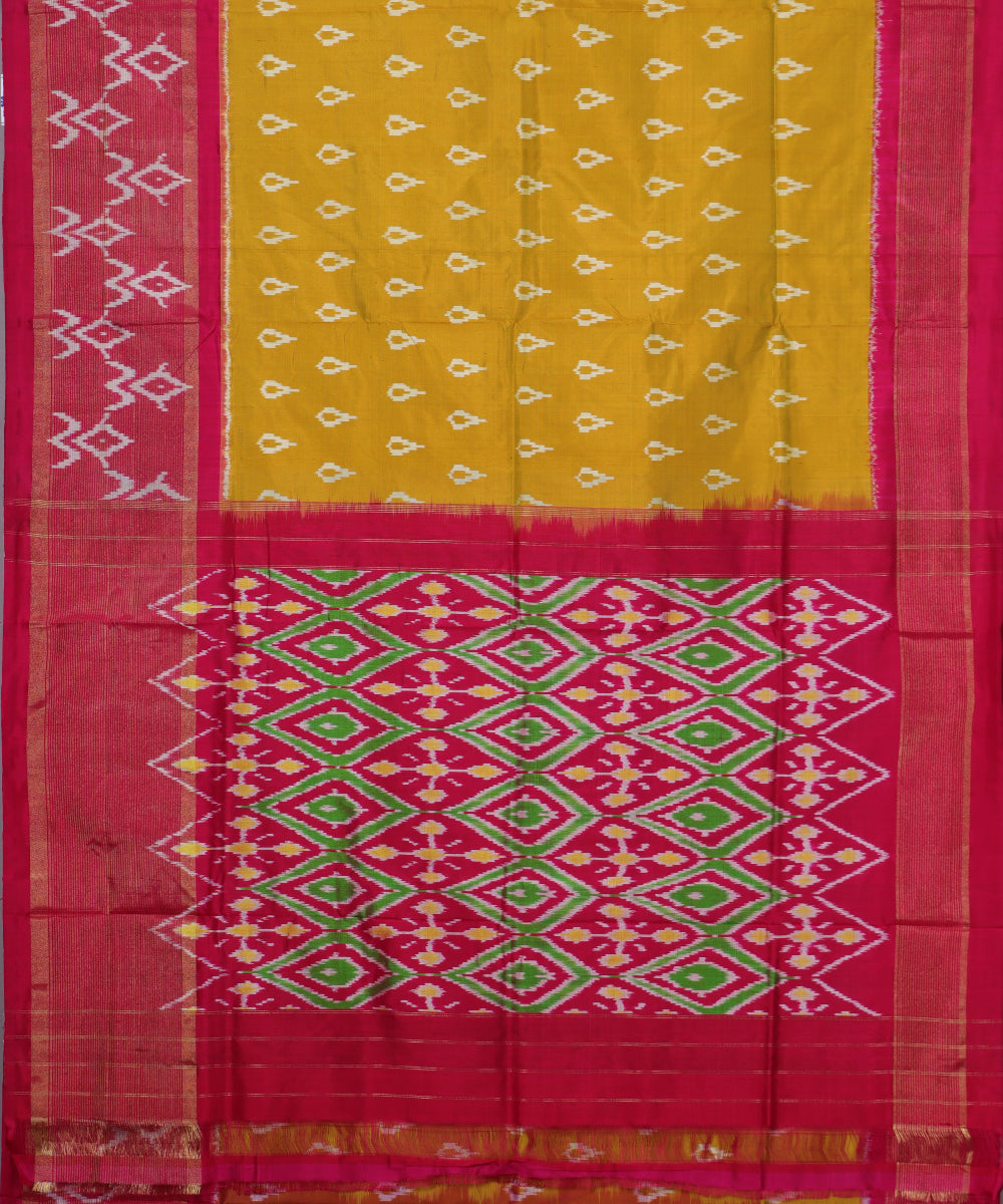 Dijon color handloom rajkot silk saree (Copy)