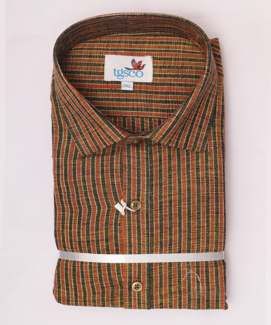 Multi-color handloom pochampally shirt