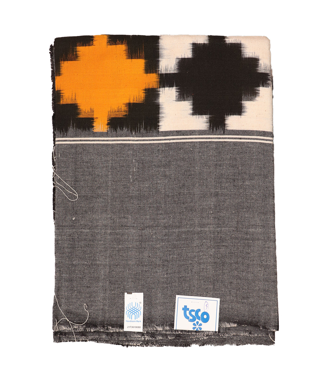 Handwoven ikat single cot bedsheet