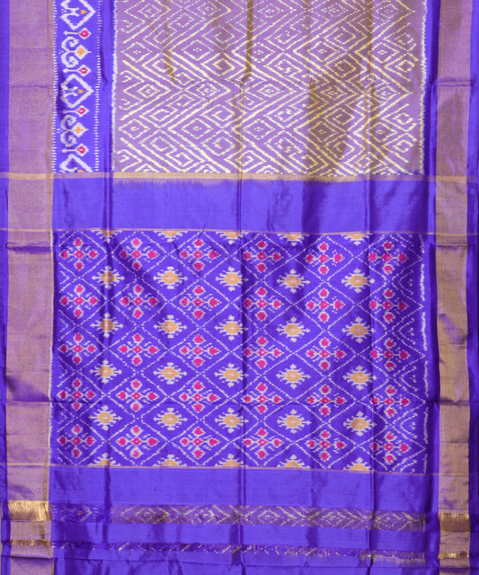 Multi-shade handloom rajkot silk saree