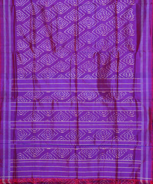 Multi-shade color handloom rajkot silk saree
