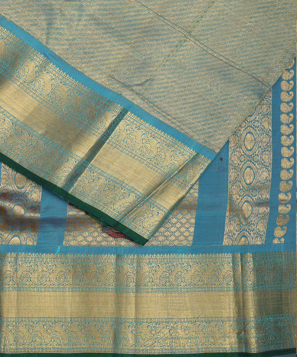 Multi-shade handllom ramappa silk saree