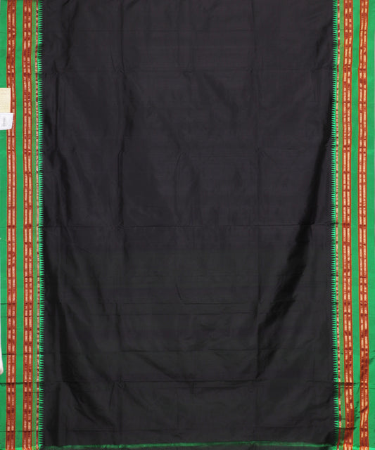 Black color handloom narayanpet silk saree