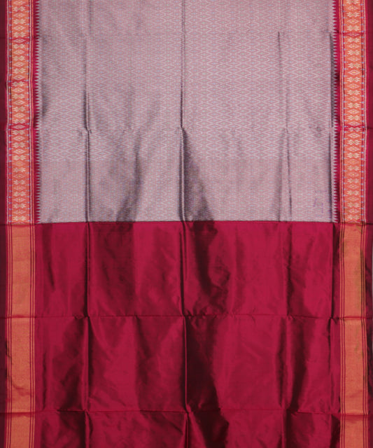 Multi-shade handloom rajkot silk saree