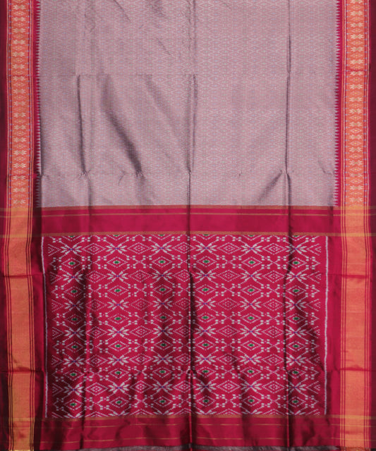 Multi-shade handloom rajkot silk saree