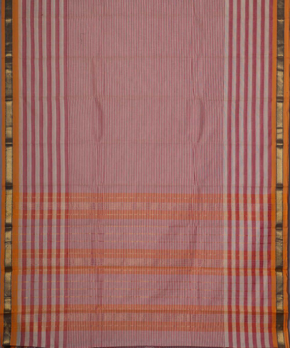 Multi-color handloom narayanpet cotton saree