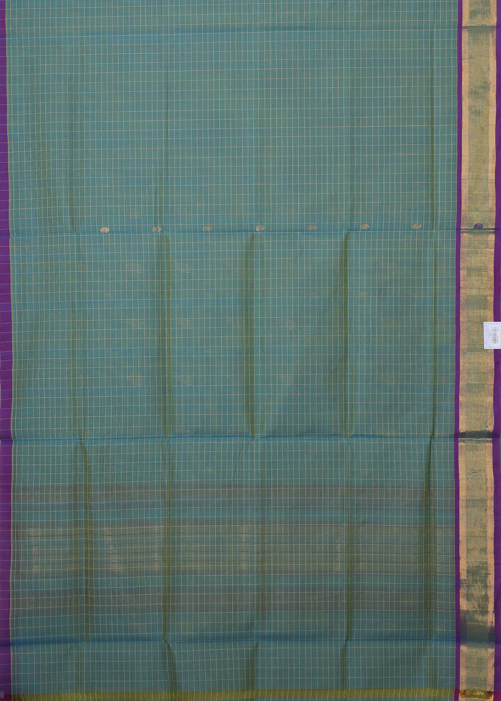 Multi-shade handloom venkatagiri cotton saree