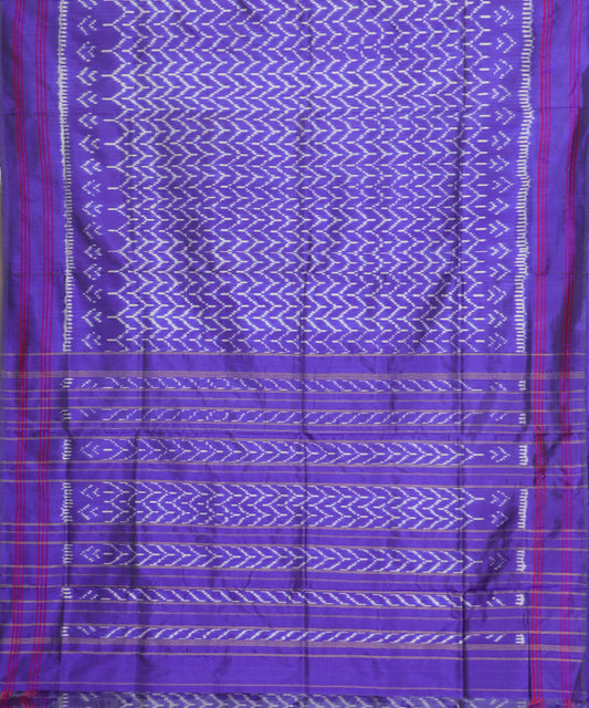 Blue color handloom rajkot silk saree