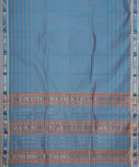 Airforce blue color handloom narayanpet cotton saree