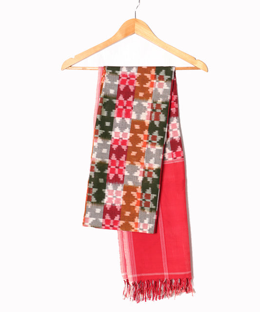 Multi-color handloom pochampally dupatta