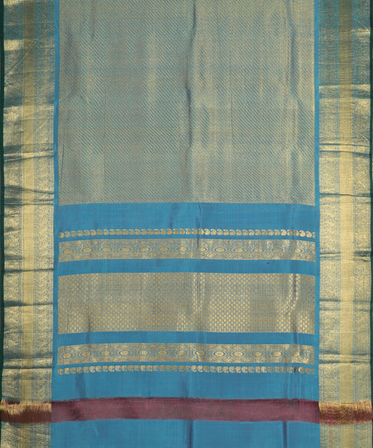 Multi-shade handllom ramappa silk saree