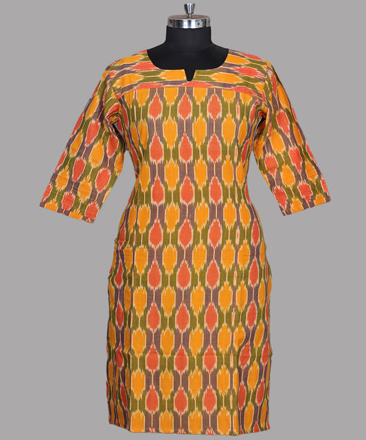 Handloom pochampally ikat long top