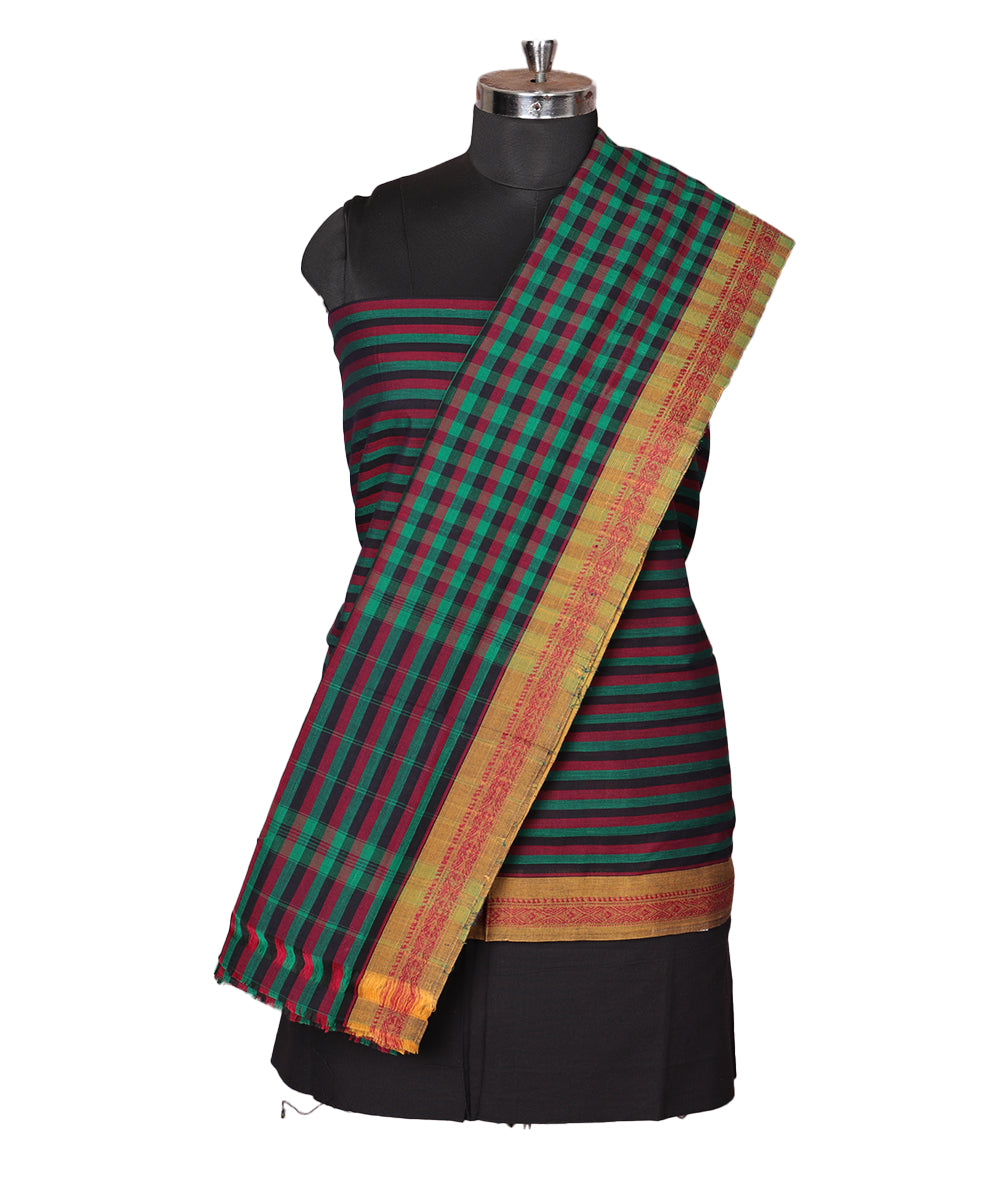Multi-color handloom narayanpet suit