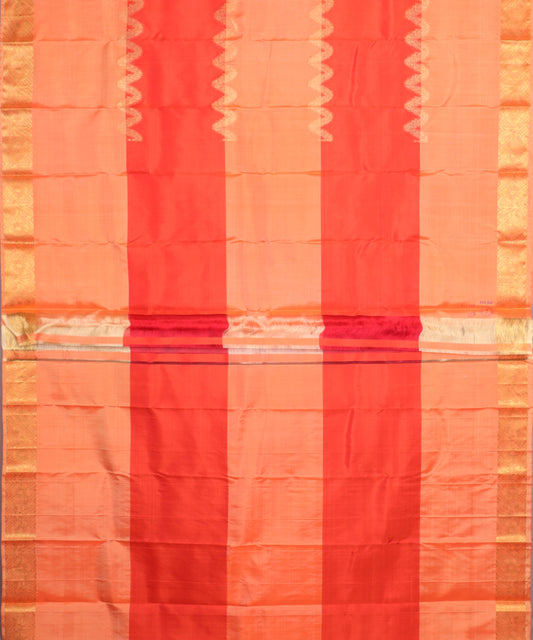 Multi-color handloom trilinga silk saree