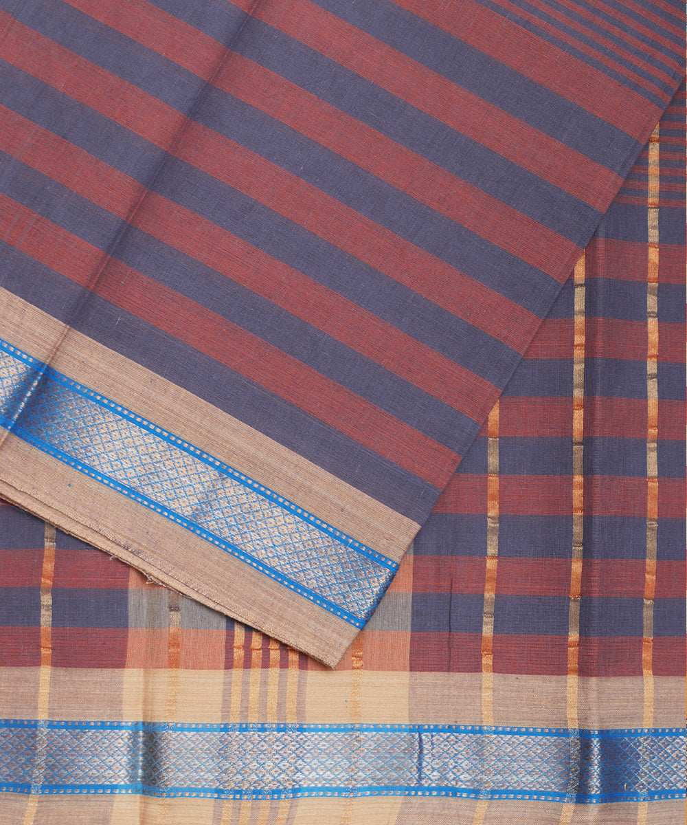 Multi-color handloom narayanpet cotton saree