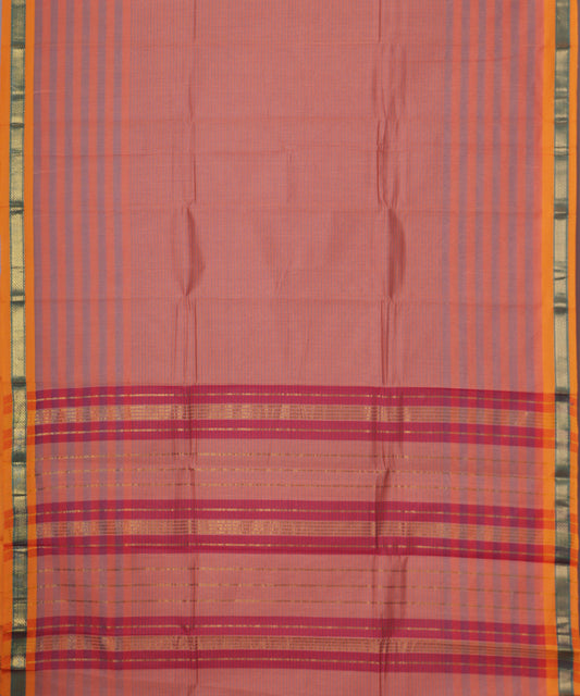 Multi-color handloom narayanpet cotton saree