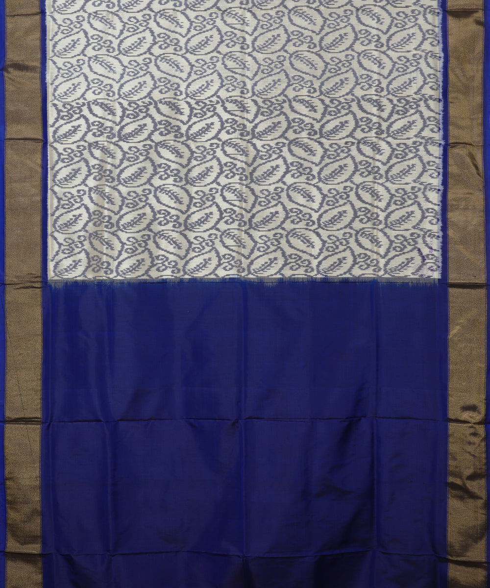 Eggnog color handloom rajkot silk saree