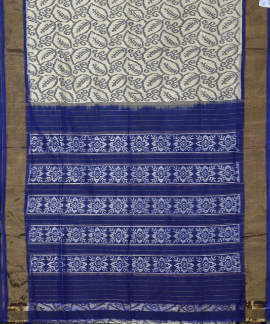 Eggnog color handloom rajkot silk saree