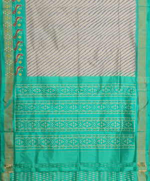 Artichoke color handloom rajkot silk saree