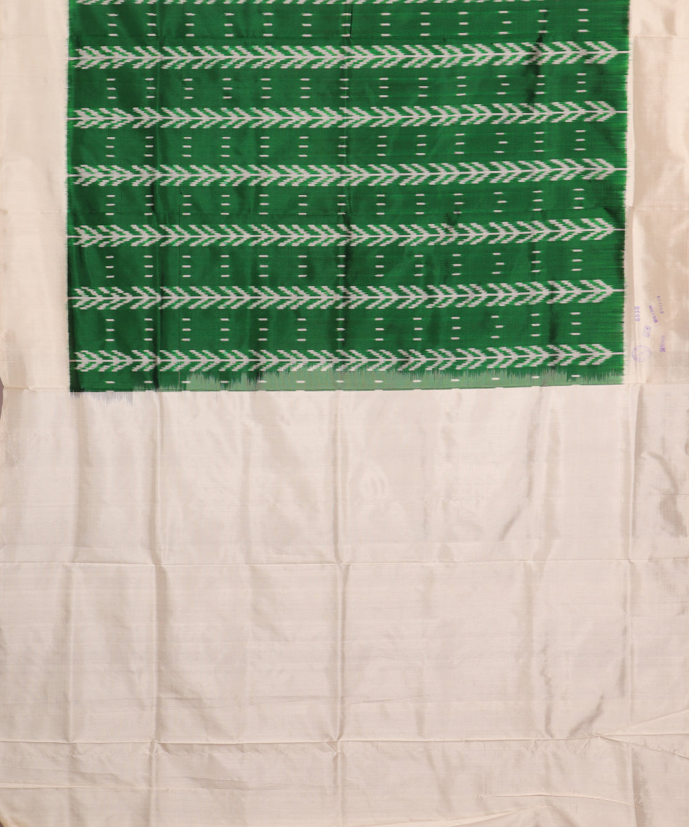 Sacramento green color handloom rajkot silk saree