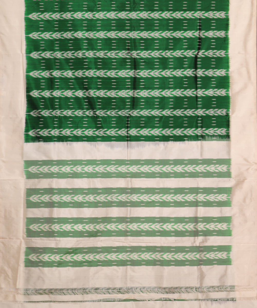 Sacramento green color handloom rajkot silk saree
