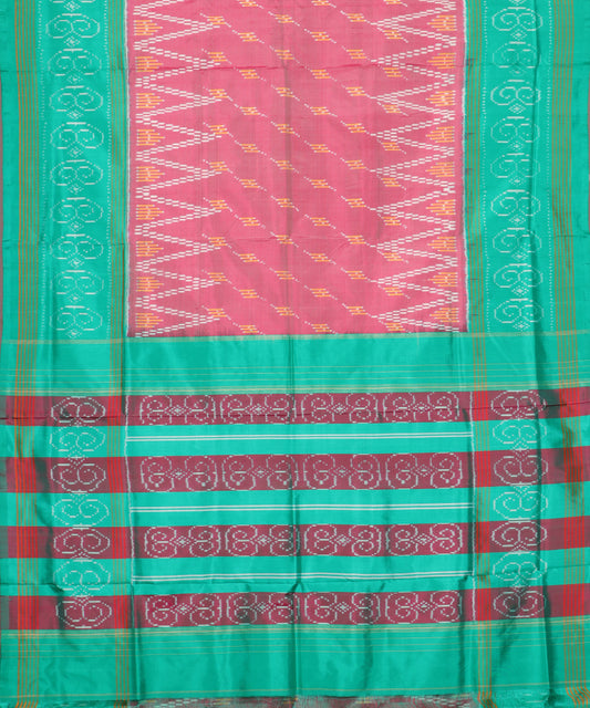 Multi-shade color handloom rajkot silk saree