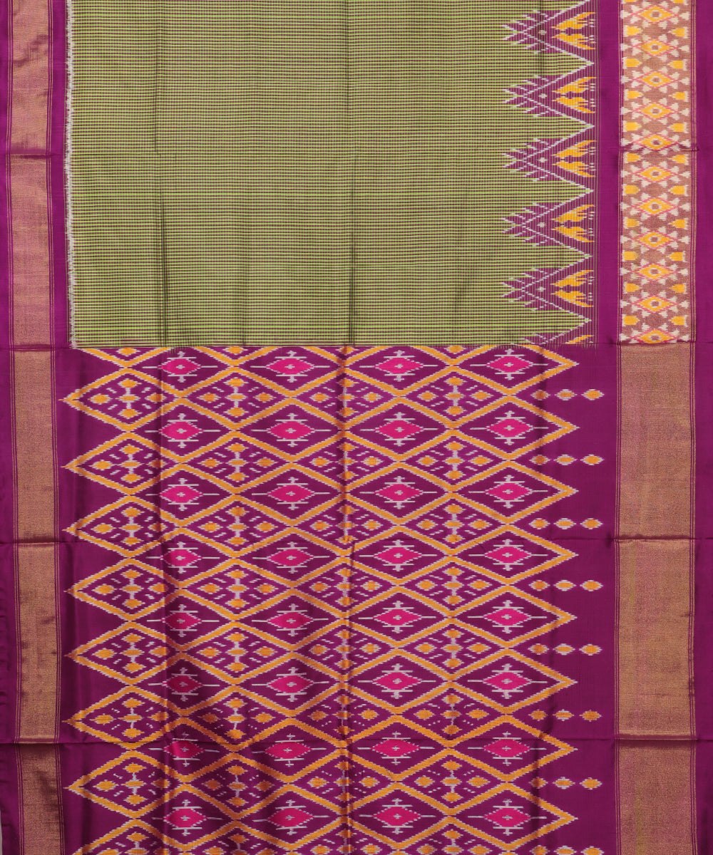 Multi color handloom rajkot silk saree