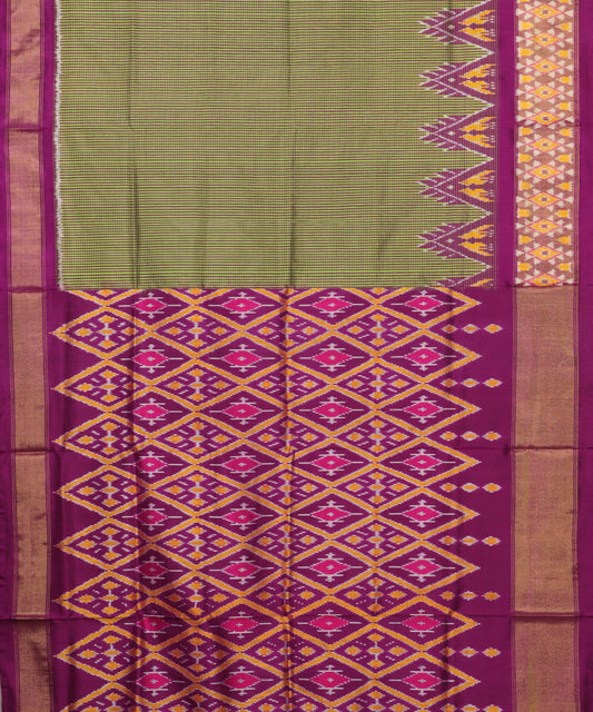 Multi color handloom rajkot silk saree