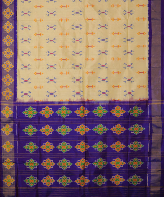 Banana yellow color handloom rajkot silk saree