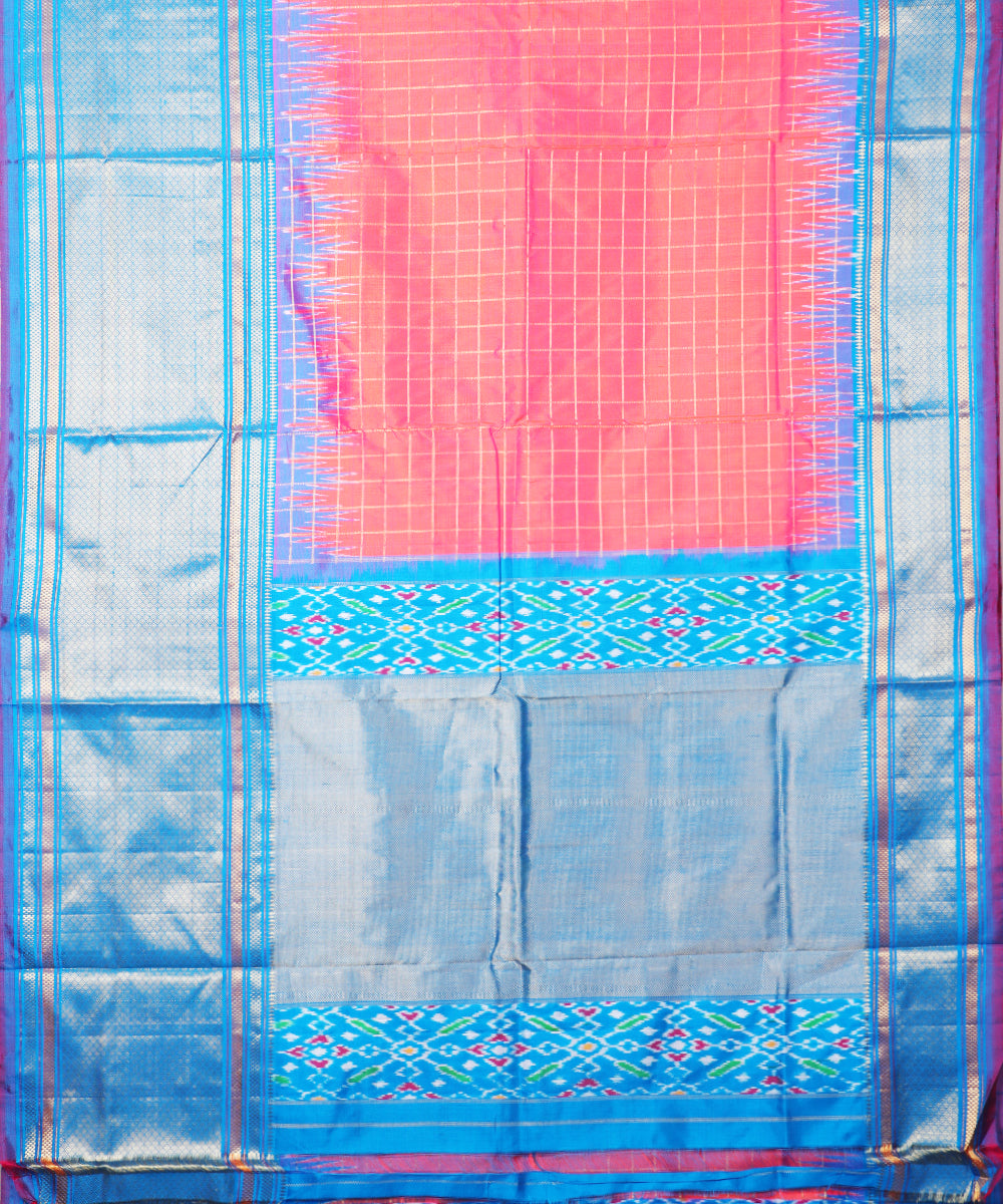 Imperial color handloom rajkot silk saree