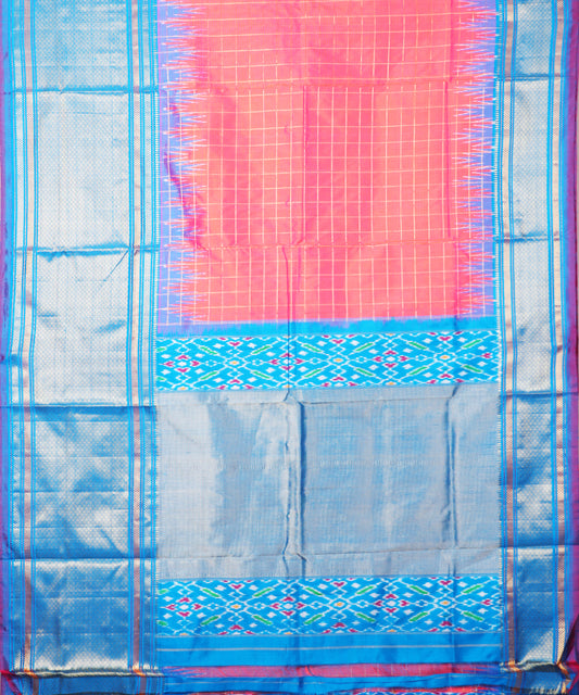 Imperial color handloom rajkot silk saree