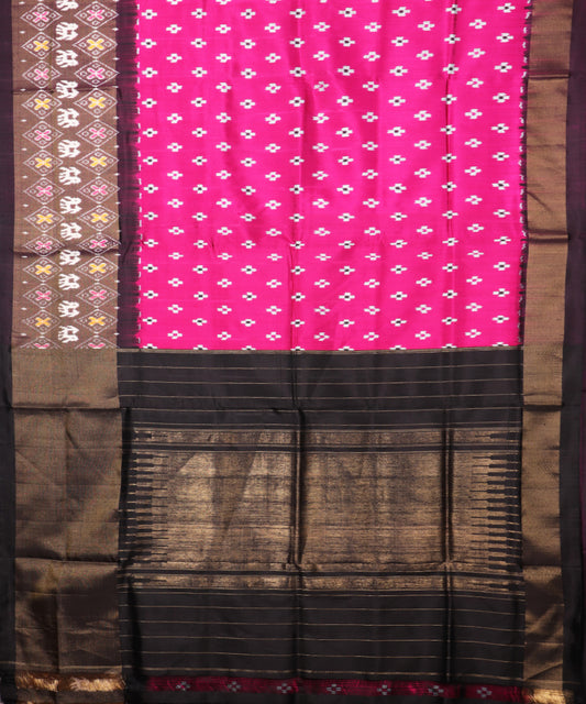 Lollipop violet color handloom rajkot silk saree