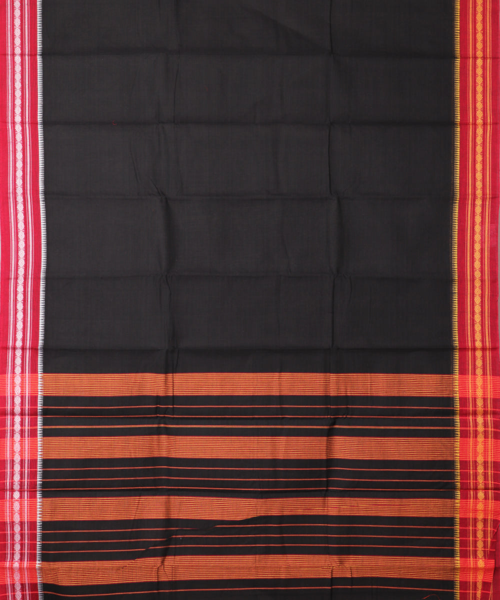 Black color handloom narayanpet cotton saree