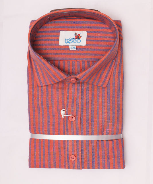 Multi-color handloom pochampally shirt