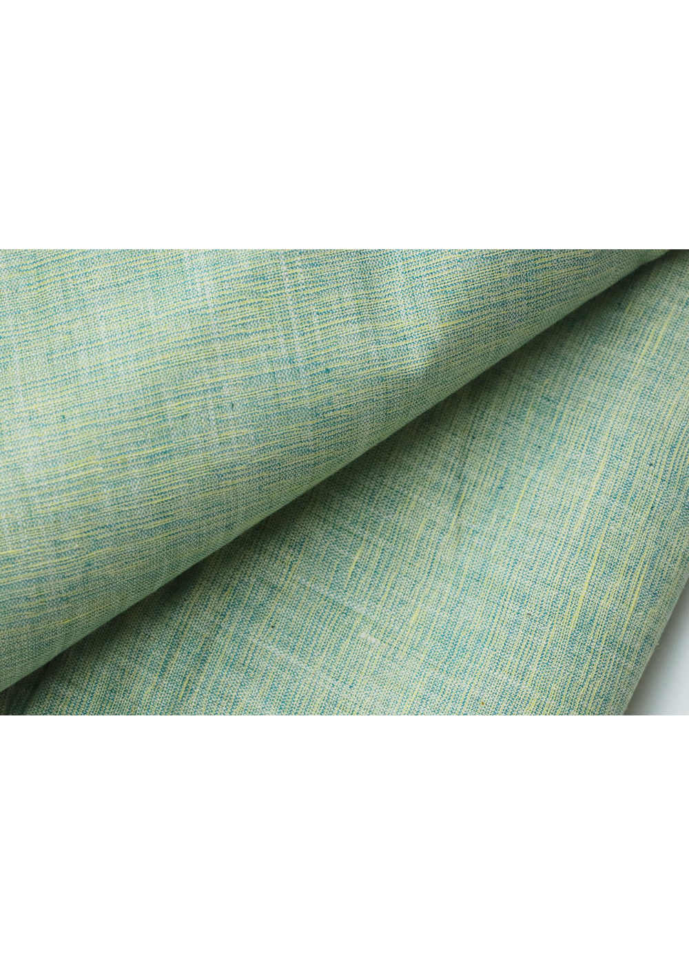 Green color handloom khadi cloth material