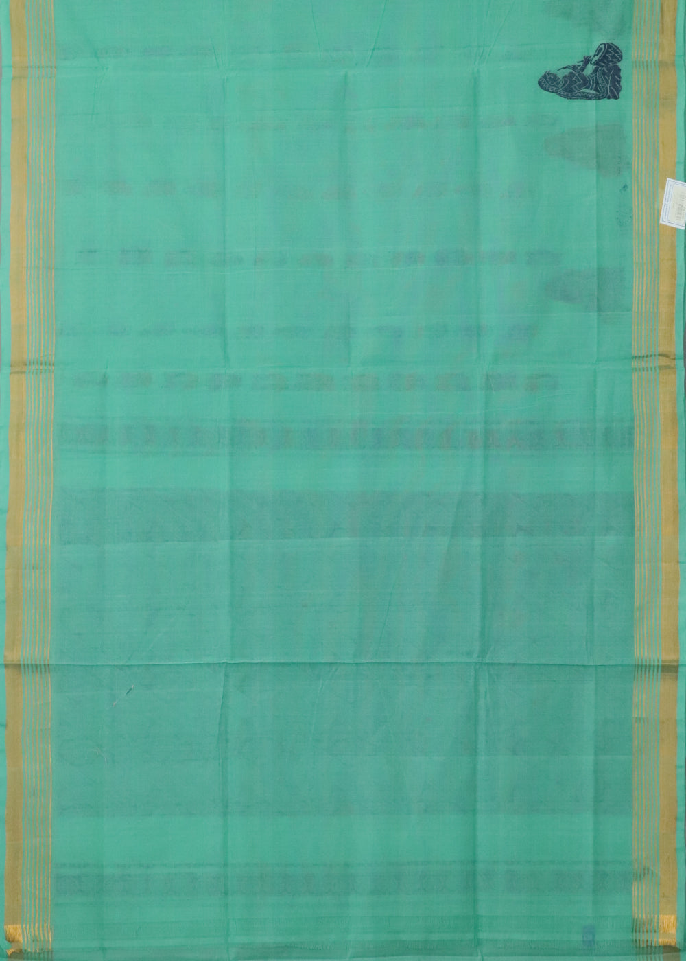 Jungle green handloom Rajahmundry fancy cotton saree