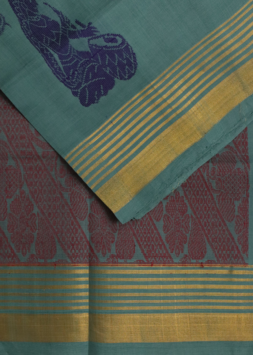 Turkish handloom Rajahmundry fancy cotton saree