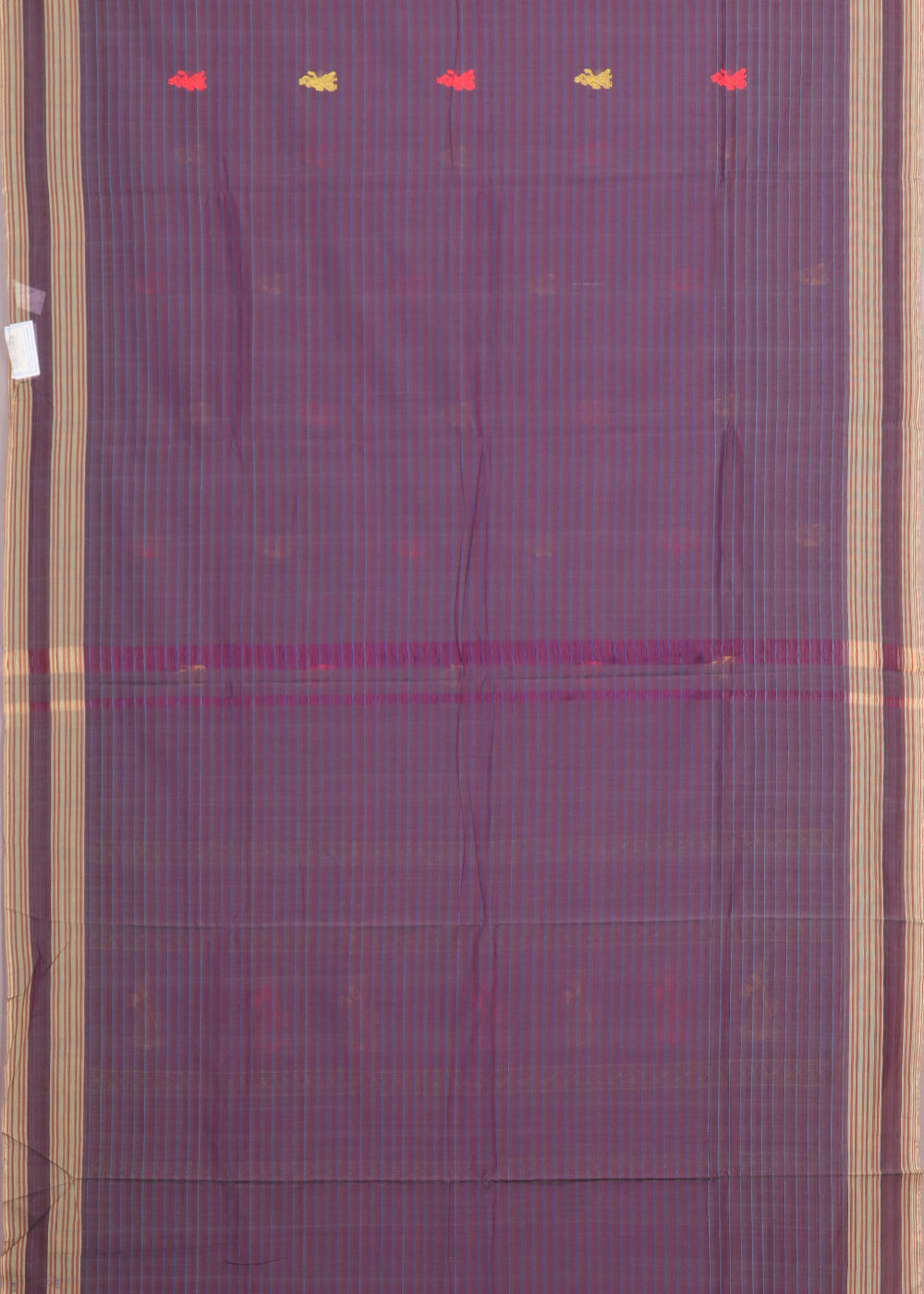 Multi-color gollabhama cotton saree