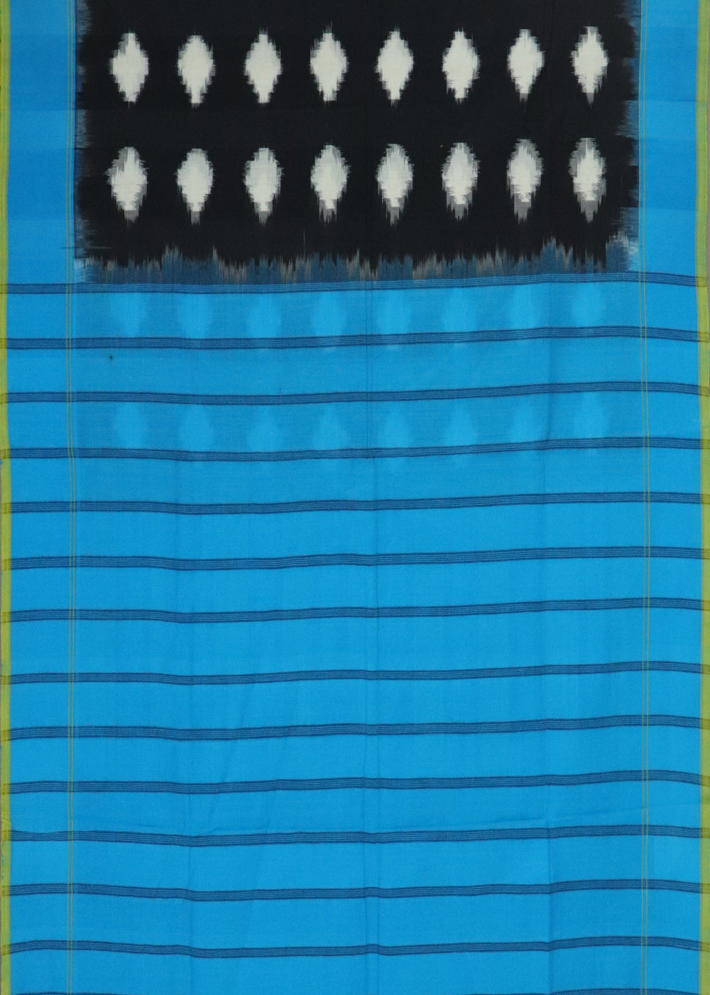 Black color pochampally cotton saree