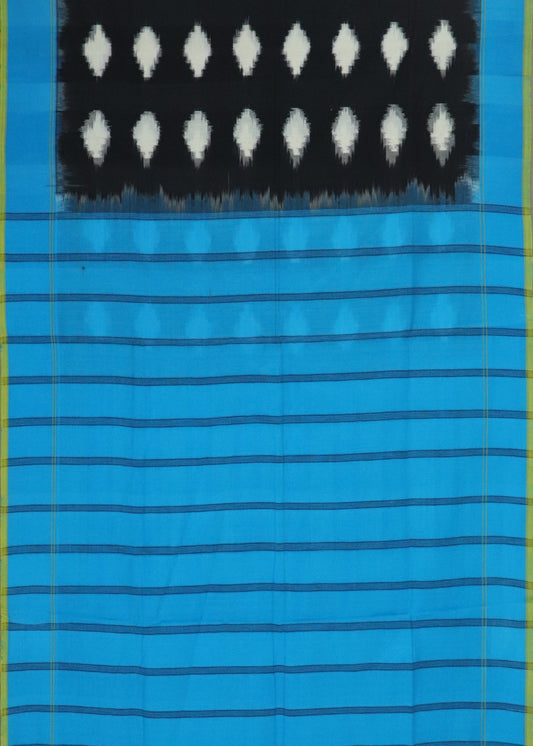 Black color pochampally cotton saree