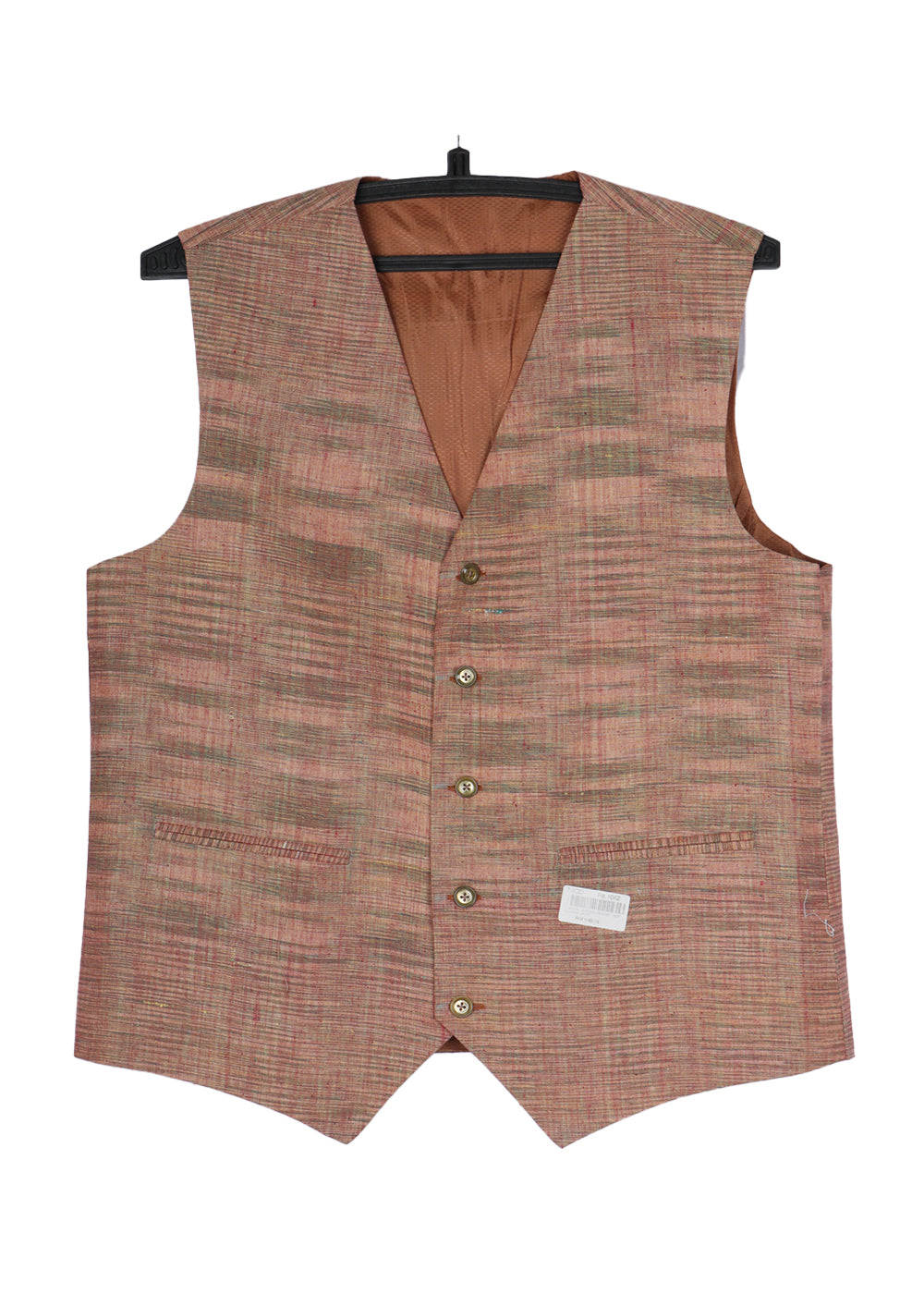 Handwoven khadi waist coat